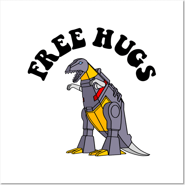 GRIMLOCK : Transformers GEN 1 - free hugs Wall Art by ROBZILLA